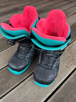 Dětský snowboard+vázání+boty - 3