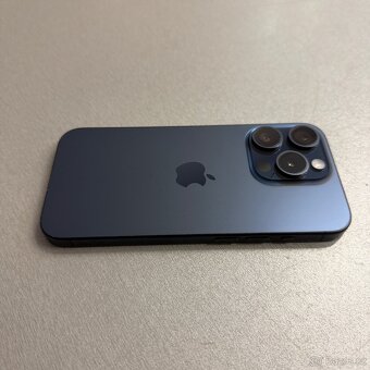 iPhone 15 Pro 128GB modrý titan, jako nový, 12 měsíců záruka - 3