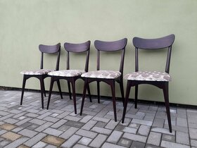 Designové jídelní židle J. Halabala - 3
