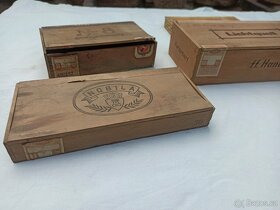 staré dřevěné krabice - doutníky - 3
