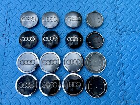 Středové pokličky Audi 60,69mmČerné/Šedé - 3
