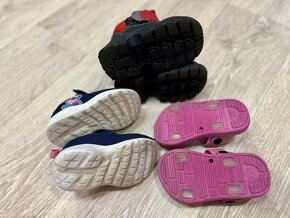 Dětské boty 23-tenisky,letní pantofle, Peddy 24,vše 100Kč - 3