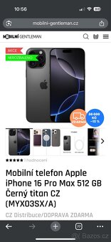 Apple iPhone 16 Pro Max 512gb Black Titanium. 2 roky CZ zar. - 3
