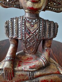 Drevena socha Buddha - 3