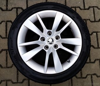 Alu kola originál Škoda Octavia III 5x112 R17 Trius - 3