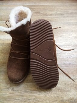 Kožené zimní boty velikost 39 WATERPROOF - 3