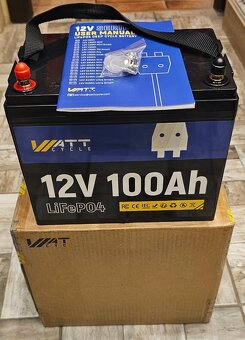 Prodám novou 12V 100 Ah baterii LIFEPO4 zn. WattCycle - 3