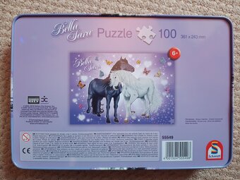 Puzzle Bella a Sara (100 ks) + 3D Zvířátka (50ks) - 3