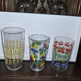 4 retro skleničky - 3
