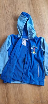 Pogumovaná bunda uvnitř fleece vel.110-116 - 3