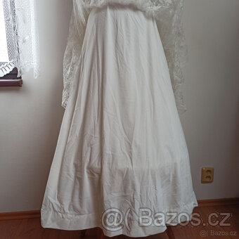 dámské retro svatební šaty eur 40 TOP STAV - 3