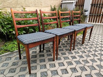 Retro dřevěné jídelní židle TON - Brusel 70. léta - 3