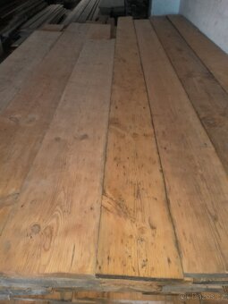 Prodám staré podlahové fošny. - 3