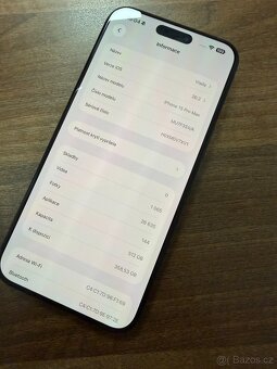 Apple iPhone 15 PRO MAX 512GB, modrý + Pitaka - 3