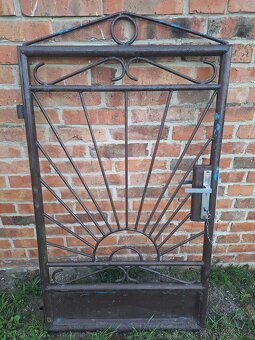 Ocelová branka 130x80 - 3