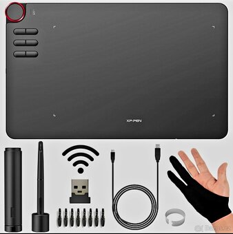 🎨 XP-Pen Deco 03 – grafický tablet + pero + USB-C kabe - 3