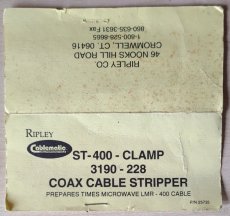 Ořezávač koaxiálu LMR 400 - 3