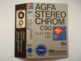 Audiokazeta High CrO2 70 léta Agfa německá kvalita - 3