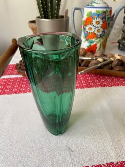 Váza hutní sklo - 3