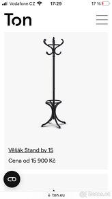 Věšak TON - Stand by 15 - ohýbaný - 3