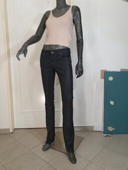 Rokker Diva Black Jeans Kevlarové moto džíny Vel. W27/L34 - 3