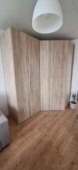 Šatní rohová skříň + skříň na kabáty - 3