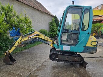 Minibagr Yanmar B15 vaha 1.7T 2x lžíce svahovka 4000mth - 3