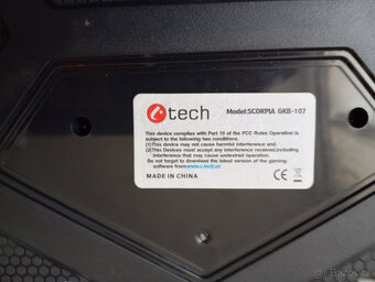 PC - Herní klávesnice Ctech Scorpia GKB-107 - 3