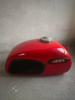 Nádrž Jawa 350 Californian + 4x kolena - 3