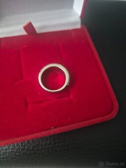 Stříbrný prsten Swarovski - 3