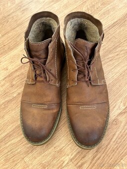 Pánské kožené zateplené boty vel. 43/44 - 3