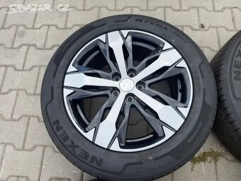 4x al kola 5x108 + pneu letní 225/55 R18 - 3