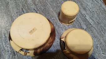 KERAMICKÁ SADA RETRO – 2× MISKA + HRNEČEK A - 3