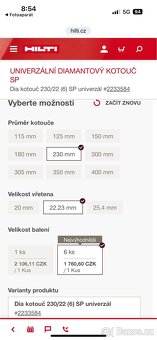 Diamantový kotouč Hilti 230 - 3