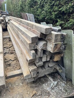 Prodán trámy, staré, použité, velmi levně - 3