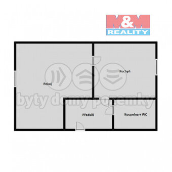 Prodej bytu 1+1, 35 m², Chomutov, ul. Školní pěšina - 3