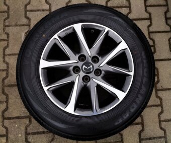Alu kola originál Mazda CX-5 5x114,3 R17 KRÁSNÁ SADA - 3