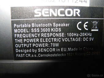 dětský subwoofer Sencor - 3