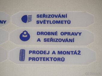 ČSAO cedulky z opravny vozidel 80. léta - 3