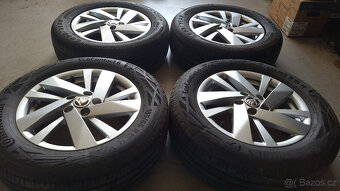 Zánovní orig. letní ALU kola 15" 5x100 Škoda Fabia IV. - TO - 3