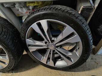 ALU kola Mercedes CLA 5x112 r18 Originál, zimní pneu+TPMS - 3