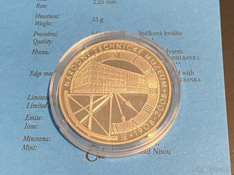 200Kč mince 100. výročí založení Národního technického muzea - 3
