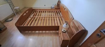 manželská postel, skřínky - 3