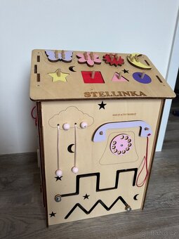 3D activity board - Domeček - 3