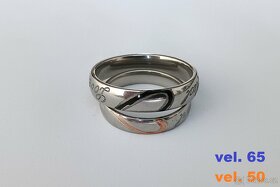 Snubní prsteny z chirurgické oceli - 3