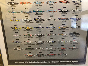Ikea Reslig rám 100x70cm s plakátem 24h Le Mans La Sarthe - 3