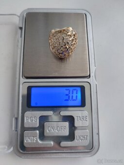 Zlatý prsten 14kt. - 3