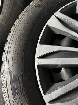 Zimní sada kol 5x112 195/65R15 Škoda/Audi/ Seat/ Vw - 3