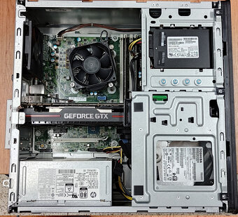 HP EliteDesk 800 G3,i7-6700,32GB,SSD,HDD, Nvidia,W11,LCD27" - 3