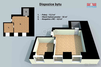 Prodej bytu 2+kk, 49 m², Zlín, ul. Lorencova - 3